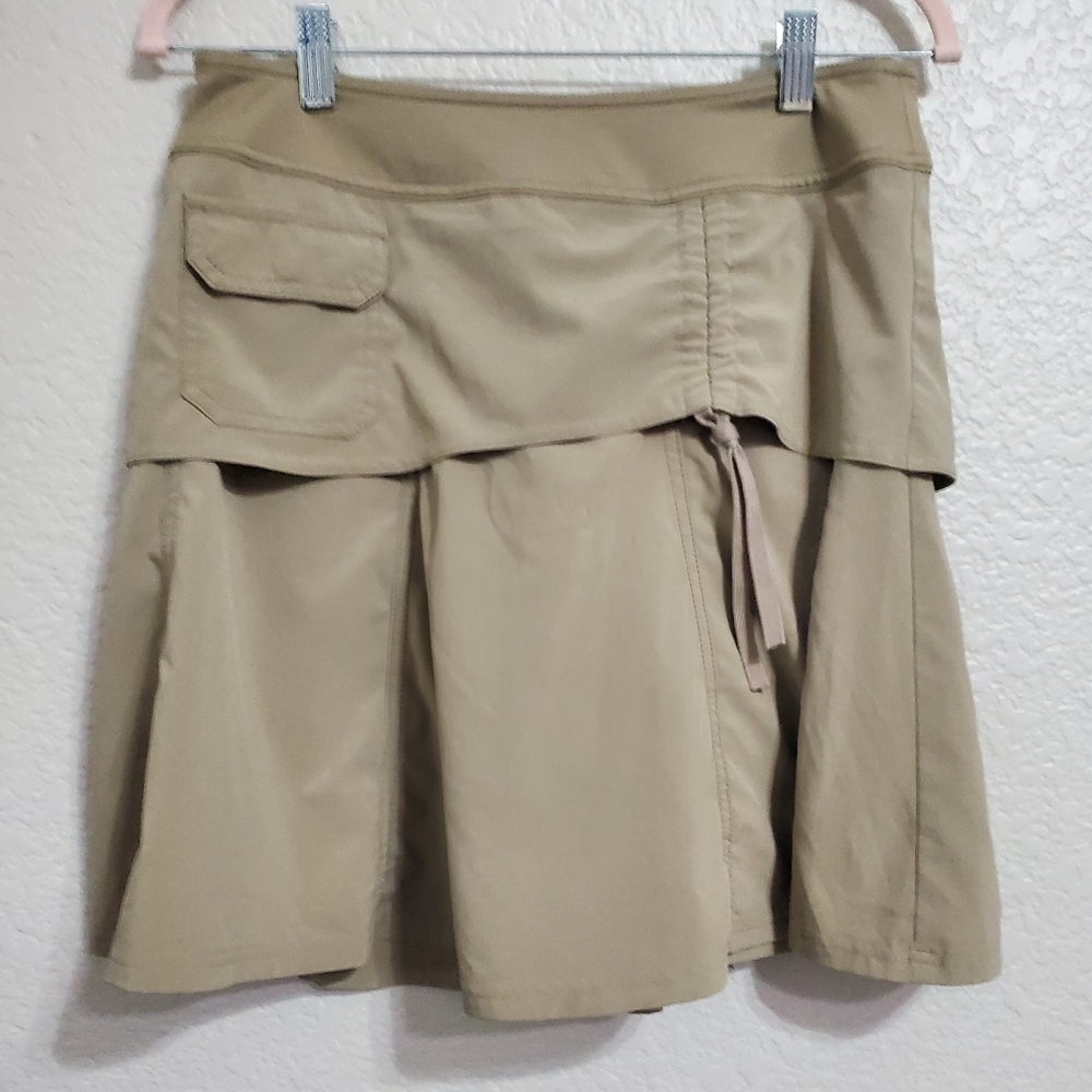Athleta Wherever Skort Tan Activewear Women's Size 6